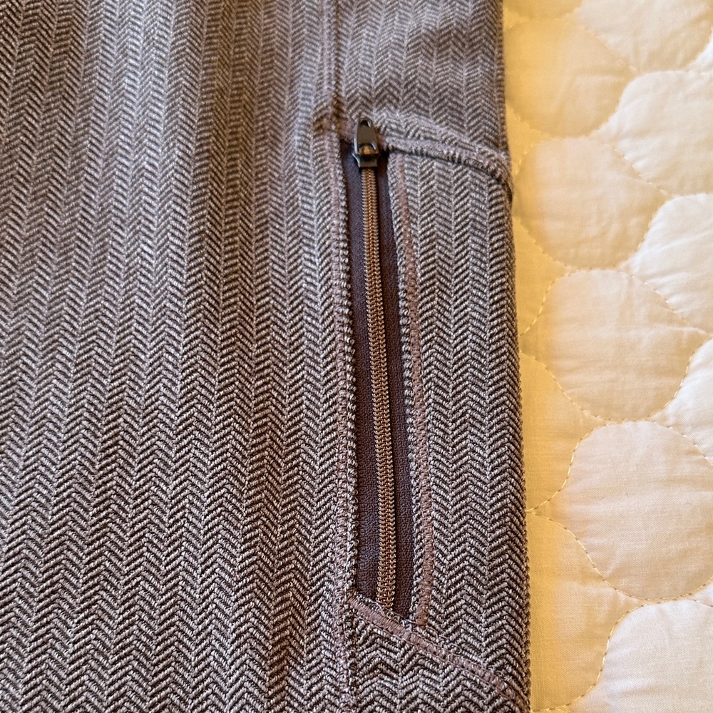 Athleta Brown Herringbone Leggings - Picture 5 of 6